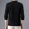 Maglioni da uomo Pile da uomo per l'autunno e l'inverno 2023 Moda treccia lavorata a maglia spessa maglione caldo Top girocollo pullover Jersey