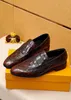 2023 Scarpe eleganti da uomo Designer Mocassini da lavoro casual Festa di nozze Marchio Traspirante Slip-On Scarpe basse in vera pelle Taglia 38-45