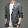 Herrdräkter High End Designer Casual Fashion Elegant Slim Fit Smart Mens Blazer Suite Jacket Expensivet Clothing 2023