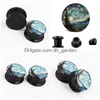 Plugs Tunnels Vis Fit acrylique Edward Munch Art der Schrei Gauge d'oreille Plugle et civi￨re tunnel Expanseur Drop Livraison Jewe DHGarden Dhu8g