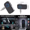 Car DVR Bluetooth Kit J22 Aux Wireless 5.0 Adapter Portable O 3.5mm with microphone drop droplies expressions ele ele dhmtg