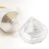 Lagringsflaskor 10st påfyllningsbar burk diamantformat vattentät verktyg mini kosmetik tom för utomhus