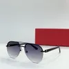 Óculos de sol femininos para homens homens de sol, estilo de moda masculina protege os olhos lentes UV400 com caixa aleatória e estojo 0275s