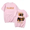 T-shirts pour hommes Pablo Graphics T-shirt imprimé LA VIE DE PABLO T-shirt Été Hommes Femmes Hip Hop Mode T-shirts à manches courtes surdimensionnés J230217
