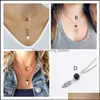 Pendentif Colliers Naturel Pierre De Lave Noire Collier Croix Feuille Sier Or Couleur Coeur Aromathérapie Diffuseur D'huile Essentielle Pour Les Femmes J Dhfkk