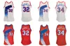 Charles Barkley Stitched basketball Jerseys S-6XL 1988-89 1991-92 Mesh Hardwoods Classics retro jersey Men Women Youth red white 32 34