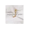 Anelli con bottone a campana per ombelico 12 pezzi oro 18 carati cuore strass fiocco ciondola ombelico anello body piercing Pierce goccia consegna gioielli Dhgarden Dhszn