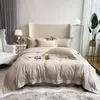 Bedding Sets Luxury Bed Linen Egyptian Cotton Set Duvet Cover Solid Color Pure Quilt Double 4Piece Home Textiles