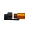 Acryl Glass Snuff Bullet Rocket Snorter Glass Lepel Pill Box Container Wax Jar gemakkelijk te dragen