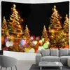 Wandtapijten Cartoon Kerstboom Tapijt Muur Opknoping Nieuwjaar Klein Cadeau Hekserij Boheemse Stijl Psychedelische Kamer Home Decor