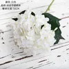 Flores decorativas 1pc 50cm Artificial Silk Hydrangea Bouquet Wedding Fake Plants Vaso para decoração de jardim de Natal