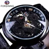 Forsining Chinesische Einfache Design Transparent Fall Herren Uhren Top Brand Luxus Skeleton Uhr Sport Mechanische Uhr Männliche Clock330l