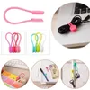 Magnetisk vridning Kabelband Silikon Kabelhållare Klämmor Cord Wrap Strong Holding Stuff Cables Organizer för Home Office Använd TT0218