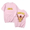 Męskie koszulki japońskie anime baki demon tylny nadruk t shirt krótkie rękawe męskie gość harajuku tshirt top mężczyzn kobiety bawełniane manga 90s Tshirt J230217