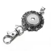 Key Rings Noosa Snap Button Jewelry Keychains Beautif Crystal 18Mm Lanyard Ring Holder For Women Female Drop Delivery Dhajn