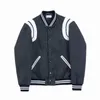 Herrjackor 2023 Luxury Classic Design SL Women Pu Leather Sticithing Men Casual Baseball Jacket