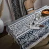Table Cloth Cotton Linen Boho Quality Colorful Soft Stripes Multiple Sizes Lace Banquet Cover Home Kitchen