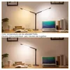 Table Lamps LED Desk Lamp For Double Or Personal Used Eye-Caring Stepless Dimmable Office With USB Charging Port