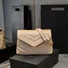 Sacs à main de luxe haut de gamme à rabat matelassé noir marron Loulou sac à bandoulière portefeuille à rabat avec sac à poussière