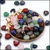 Stone Small 15Mm Natural Quartz Mini Heart Carving Crystal Healing Decoration Craft Dhseller2010 Drop Delivery Jewelry Dhck4