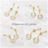 Navel Bell Button Rings Junlowpy Gold Crystal Belly Wholeales 3050 PCS Set Piercing Body Jewelry Factory Prijs Drop Lever Dhgarden Dhoan