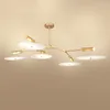 Hangende lampen moderne led kroonluchters metaal goud binnenverlichting voor woonkamer glans hangende