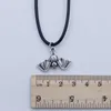 Pendant Necklaces Fashion Vintage Gothic Vampire Flying Bat Necklace Halloween Hip Hop Chocker Gifts