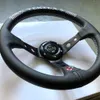 Universal JDM Vertex Checker Steering Wheel 320mm 13inch Super fiber Leather Embroidery Drifting Sports 320mm For Honda