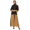 Etniska kläder Öppna Dubai Kimono Cardigan Chiffon Muslim Hijab Dress Turkish Islamic For Women kläder grossist drop
