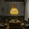 Pendant Lamps Japanese Lights Theme Restaurant Little Birds Nest Lamp Creative Art Bamboo Light Individuality Tea Room