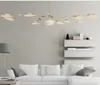 Pendelleuchten Moderne LED-Kronleuchter Metall Gold Innenbeleuchtung für Wohnzimmer Glanz Pendente