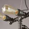 Lampes suspendues Loft Lustre Pour Café Chambre Restaurant Bar Vintage Vélo Lampe Intérieur Maison Industrielle Rustique Décor Suspension