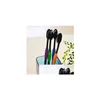 Toothbrush Bamboo Charcoal Odontolo Wholesale 4Pcs/Lot Of Dental Care For Soft Brush Wc37 Drop Delivery Health Beauty Oral Dh8Sf