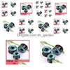 Plugs Tunnels 64pcs/Lot Mix 416mm Blue Eyes Expander Expander Orente per piercing Tunnel Tunnel Gioielli consegna Gioielli Dhgarden Dhirn