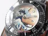 Uhr ROF 904L 2824, automatisches mechanisches Uhrwerk, 44 mm, 126660, Saphirglas, verspiegelt, wasserdicht, DLC-Nano-Diamant-beschichtet