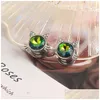 Plugs Tunnels Stainless Steel Dangle Ear Piercing Earrings Body Jewelry Cat Drop Delivery Dhgarden Dhhio