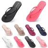 mode tofflor strandskor flip flops kvinnor r￶d lila gr￶n gul orange marin bule rosa brun sommarsport sneaker