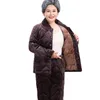 Women's Sleepwear Winter Middle-aged And Elderly Grandma's Pajamas With Extra-large Three-layer Padded Quilted Mink Velvet Home Clothes.