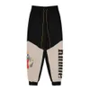 new American fashion brand rhude coconut tree dove printed splicing work clothes casual pants boys girls