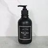 Bouteilles de stockage 300 ml Utile Salon de coiffure Distributeur de savon Bouteille de shampoing 2 styles rechargeables