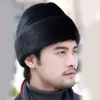 Berets Aorice Man Real Hat Cap 2023 Winter Snow Unisexe Natural Beret Hats Caps HF003