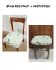 Housses de chaise oeuf de pâques nain tulipe housse de siège à manger housse de coussin extensible pour les chaises de cuisine à la maison