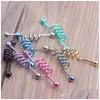 Plugs Tunnels Ear Body Jewelry Anodized Steel Long Industrial Scaffod Barbell Bar Stud Earring Piercing Drop Delivery Dhgarden Dhdqn