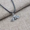 Pendant Necklaces Fashion Vintage Gothic Vampire Flying Bat Necklace Halloween Hip Hop Chocker Gifts