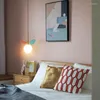 Pendant Lamps Bedside Small Chandelier Nordic Macaron Decoration Household Single-head Long-line Children's Room Bedroom Study Lamp