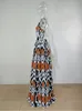 Casual Dresses Summer Boho Print Big Swing Maxi Dress Women Sexig ärmlös Backless Trendy Sling High-midjig Holiday Robe Elegant Sundress 230217