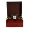 Uhrenboxen-Hersteller direkt für hochwertige Box aus Holz mit Klavierfarbe, Flip-Schmuck-Sammlungs-Ausstellungspunkt