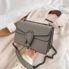 Chain bag new sling single shoulder women's litchi grain small square large capacity imitation leather cross body Purses sale