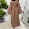 Roupas étnicas Eid Muslim Hijab Dress Women Loose Logo