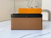 Hög version Kvalitetsdesigner Purses Slim Clutch Card Holder Women